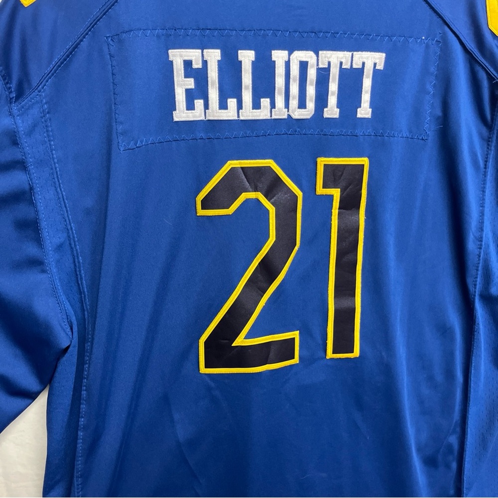 Mens XXL Ezekiel Elliot Pro Bowl Jersey NFC Blue #21 Nike NFL - Picture 4 of 13